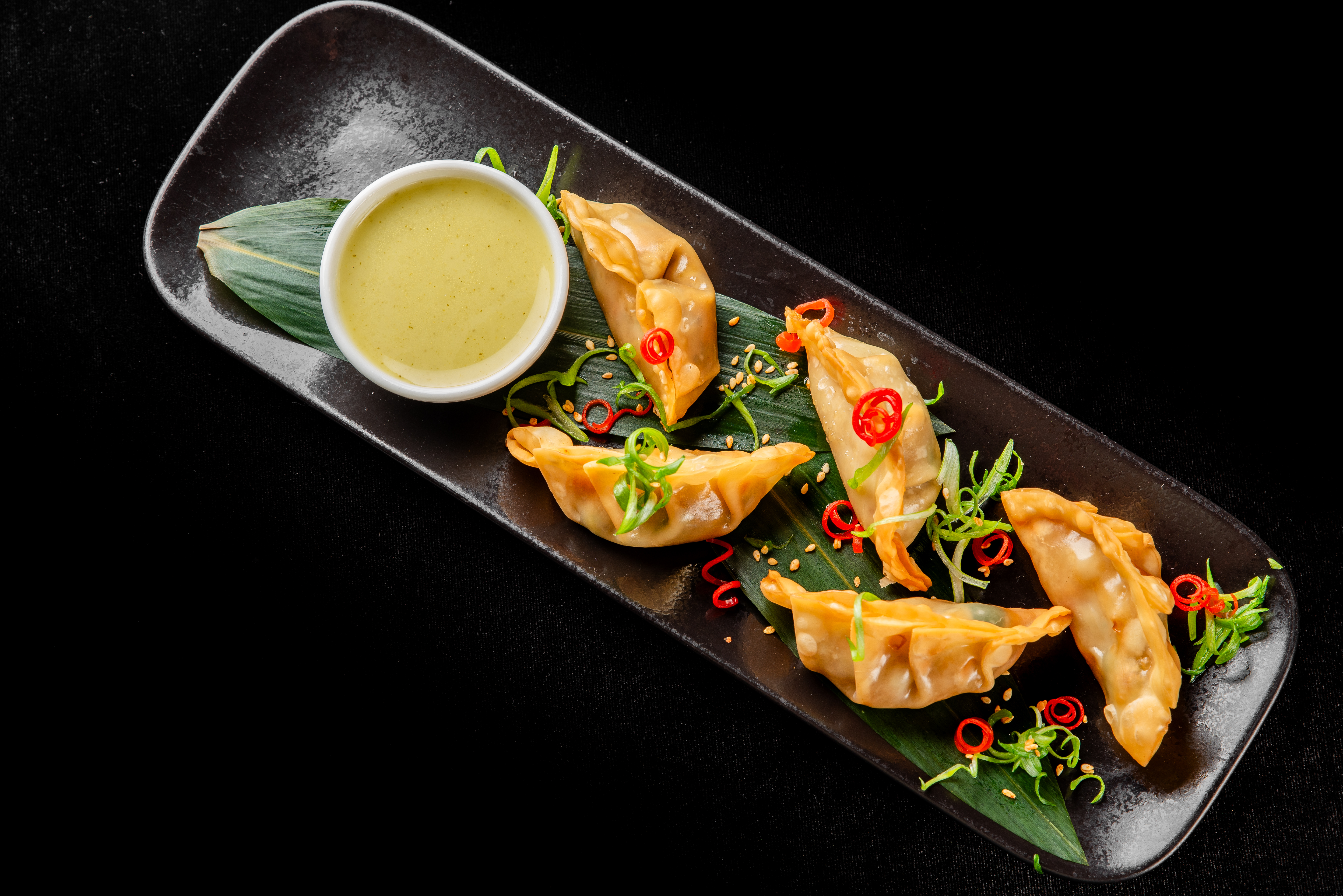 Гедза с тигровой креветкой <br>